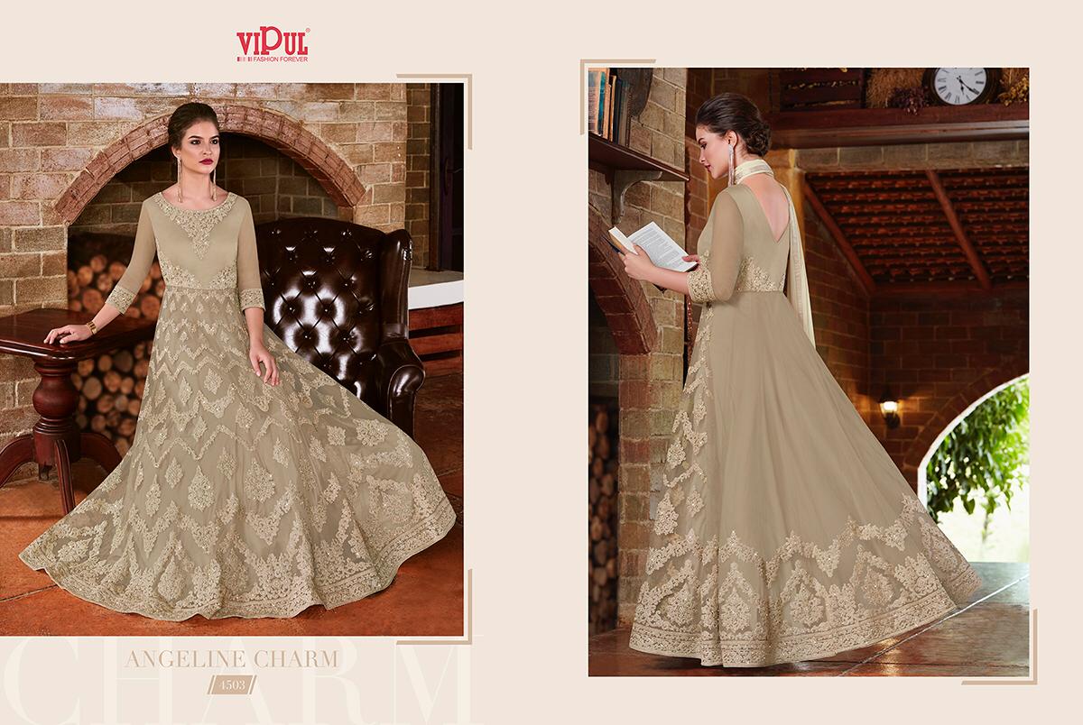 VIPUL-DCAT 45 Heavy Embroidered Anarkali Salwar Kameez VIPUL-DCAT 45 Heavy Embroidered Anarkali Salwar Kameez
